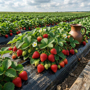 Pachet Mini Plantație – 80 Stoloni de Căpșuni